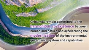 China: Charting a green path to development