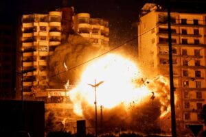 Israel deliberately started wildfires in southern Lebanon, firefighters say