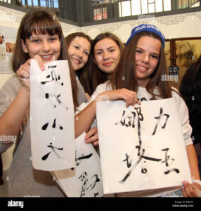 When a robot picks up a Chinese calligraphy brush at the Venice Biennale