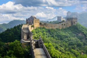 Scenery of the Great Wall in northern China’s Hebei